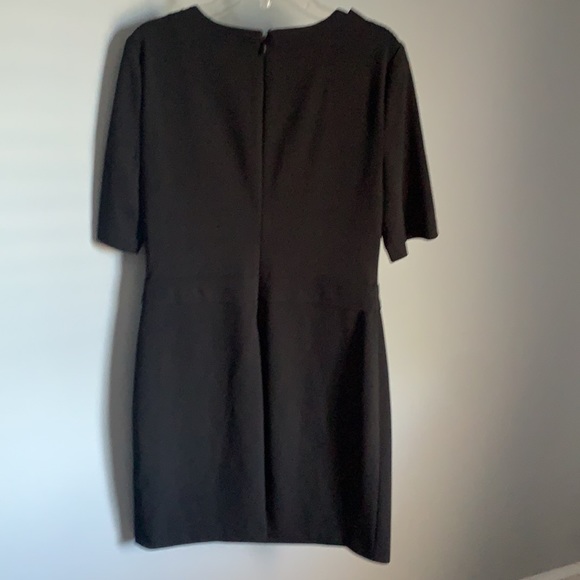 NWOT! Calvin Klein Black Short Sleeve Dress - Picture 4 of 5